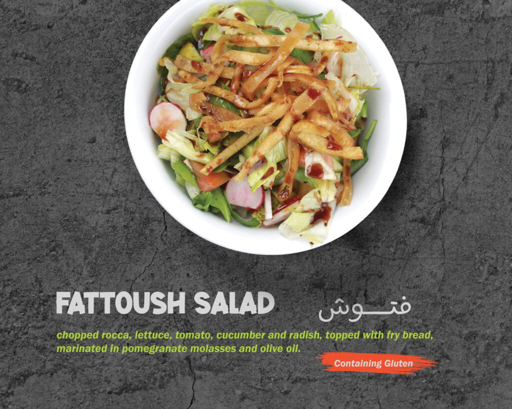 Fattoush salad at Ajo89